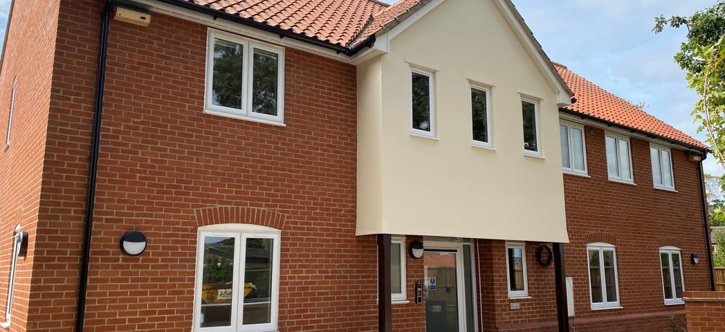 Spacious new build property providing temporary, move-on accommodation and support.