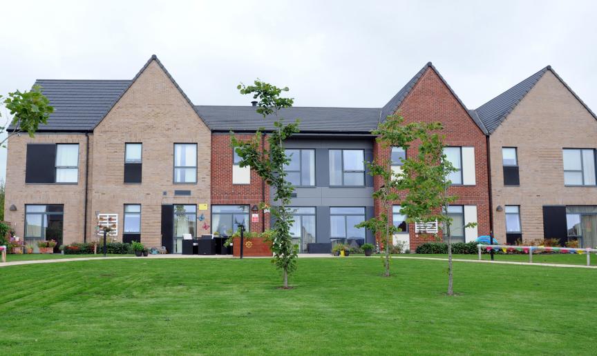 Modern, contemporary, supported living apartments at Oleander House.