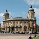 Beautifully presented Victorian buildings make the Queen’s square in Hull’s City Centre.