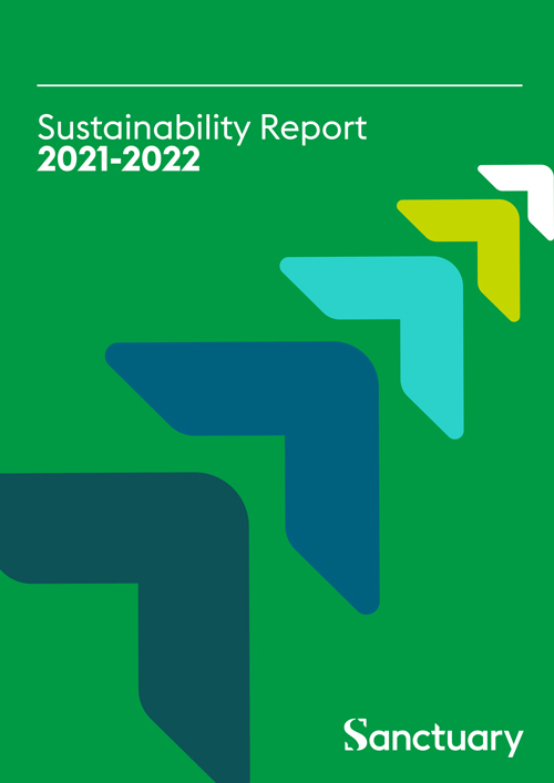 Sustainability report front cover