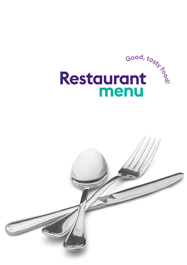 Sample taste restaurant menu