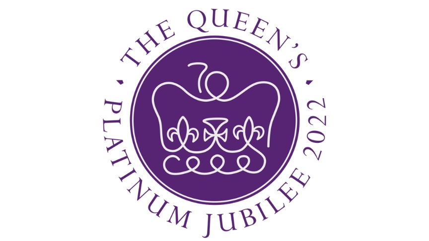 The Queens Platinum Jubilee 2022 emblem