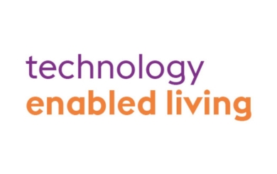 Technology enabled living logo