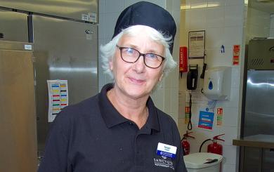 Sue Newell, Assistant Cook at Baird Lodge in Ely