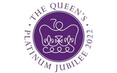 The Queens Platinum Jubilee 2022 emblem