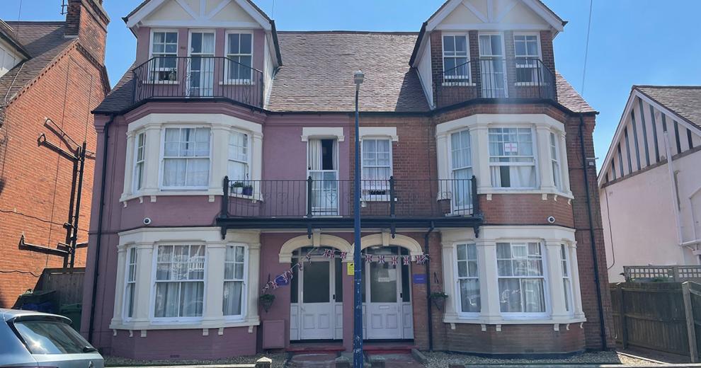 Victorian styled property with protruding bay windows and a Juliette balcony above the front door entry. The third storey room leads onto a petite balcony overlooking the road.