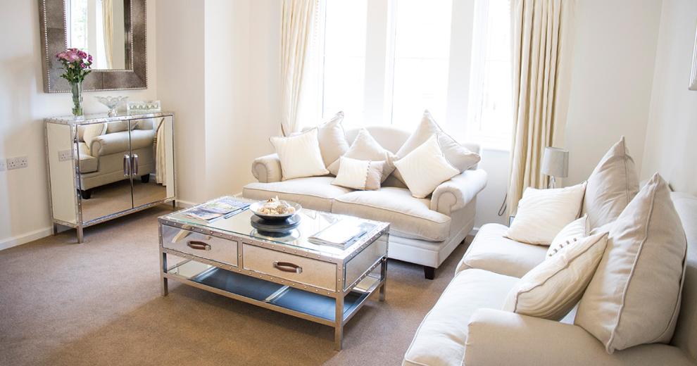 Living area at Noble House