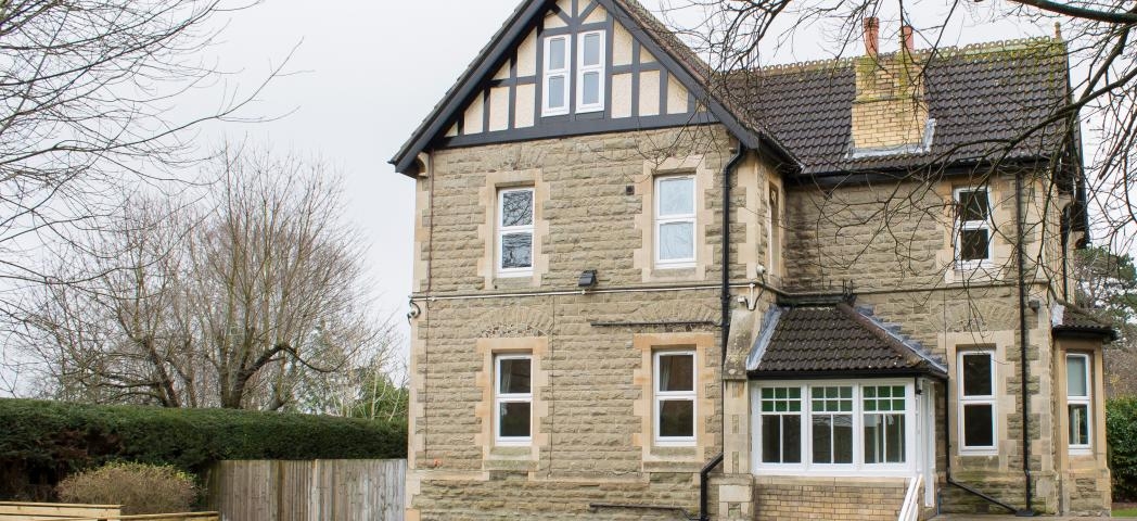 Large, limestone, three storey, supported living home at Albert Park Road