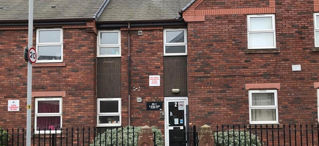 Exterior photo showing Church Road in Liverpool
