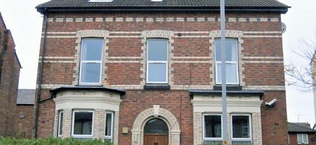 Grand detached period property, consisting of eight en-suite rooms providing support for adults at Manley Road.