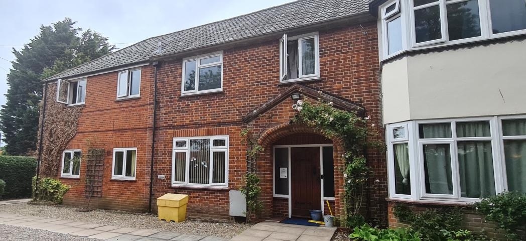 Traditional brick-built residence with rendered protruding bay windows, offering supported housing to any homeless or at risk of homelessness in Norwich. 