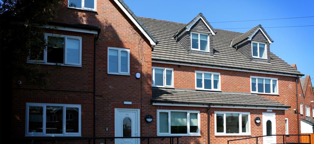 New build three storey respite care home at Tollemache Road.