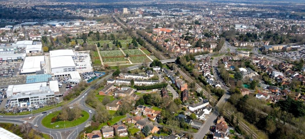 Aerial view image of Chelmsford