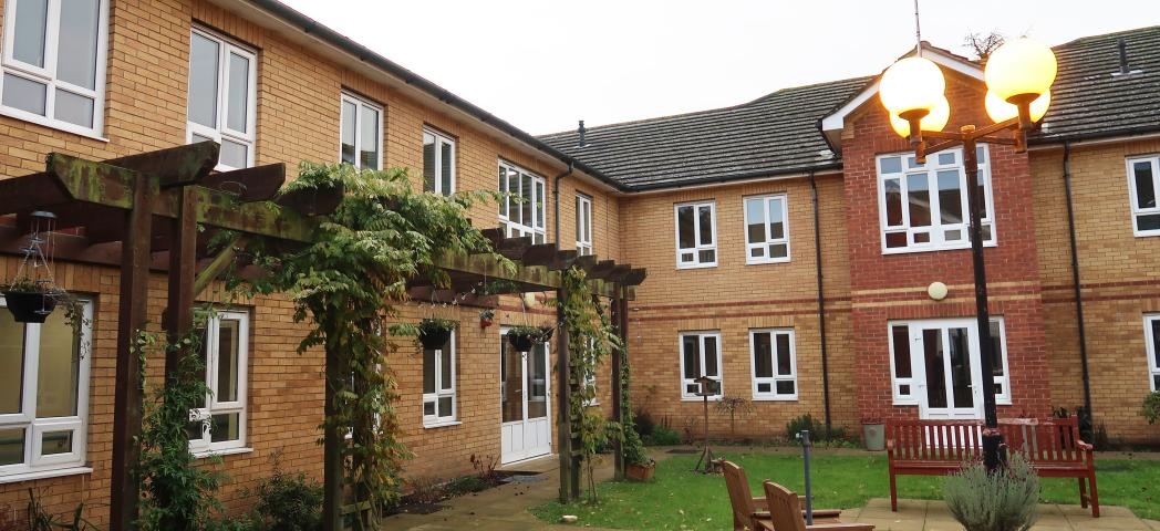 Exterior image of the Dobson House retirement community 