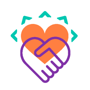 Our community holding hands icon
