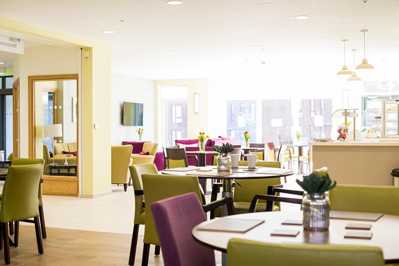 Supported living taste restaurant area