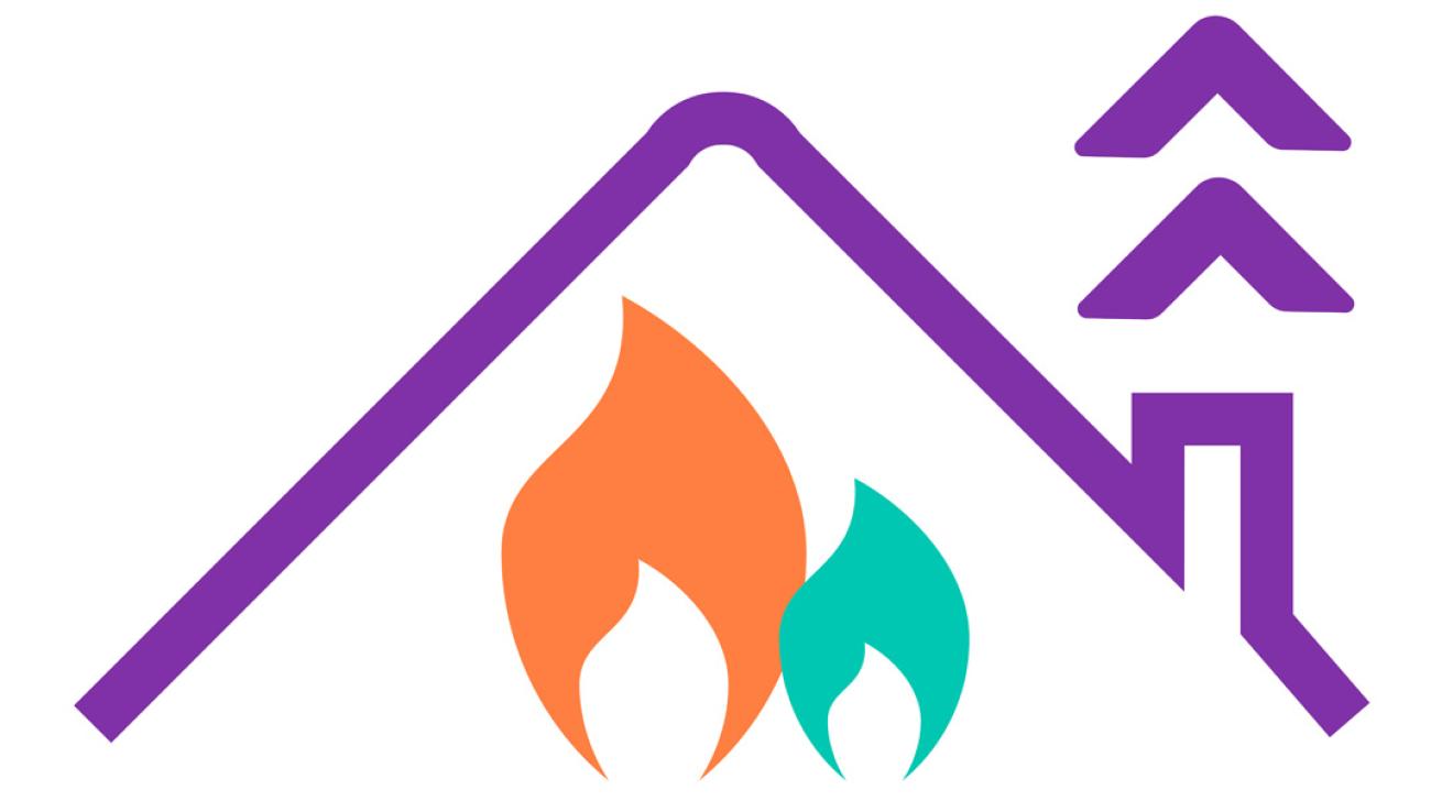 Fire safety vector icon