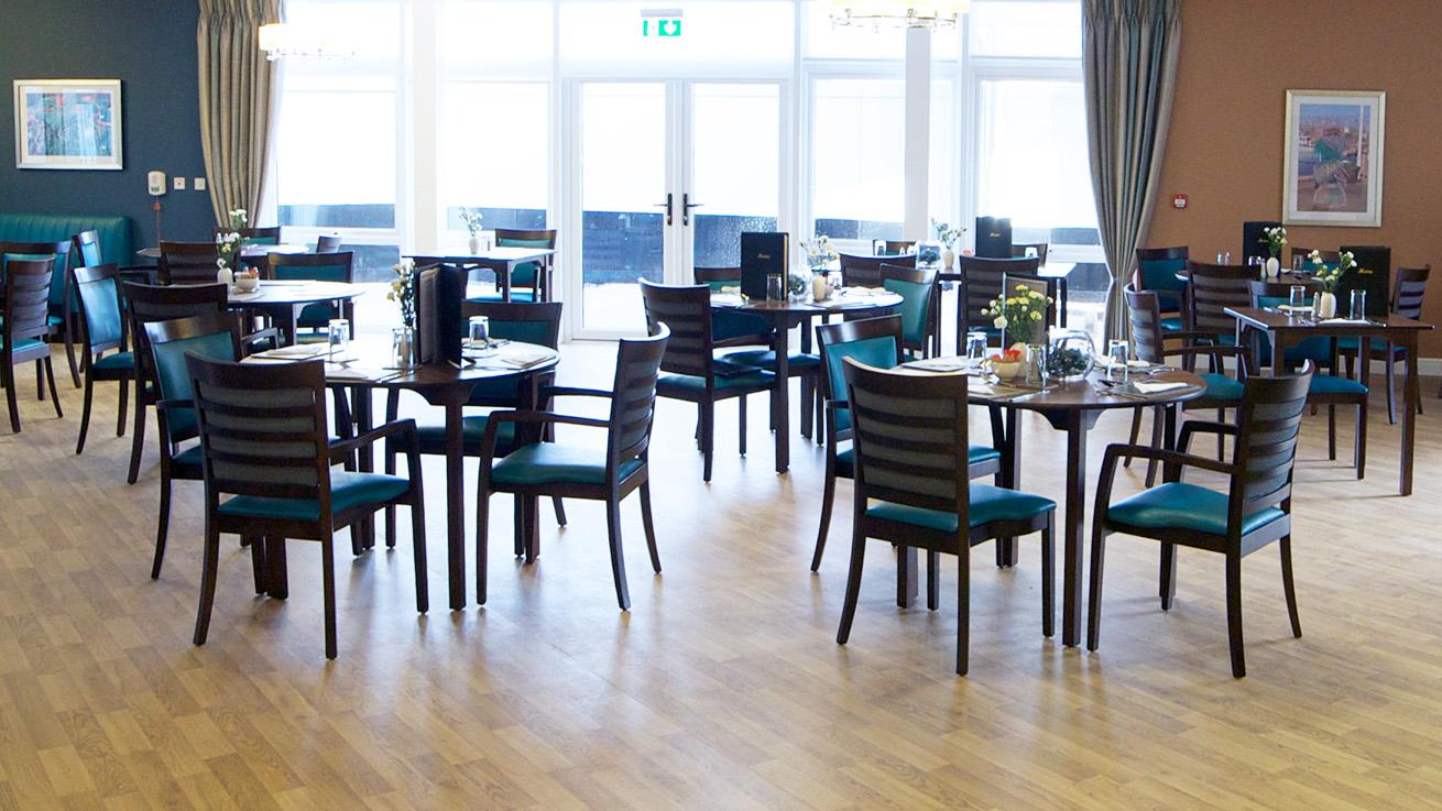 Restaurant dining area at Whitley Court