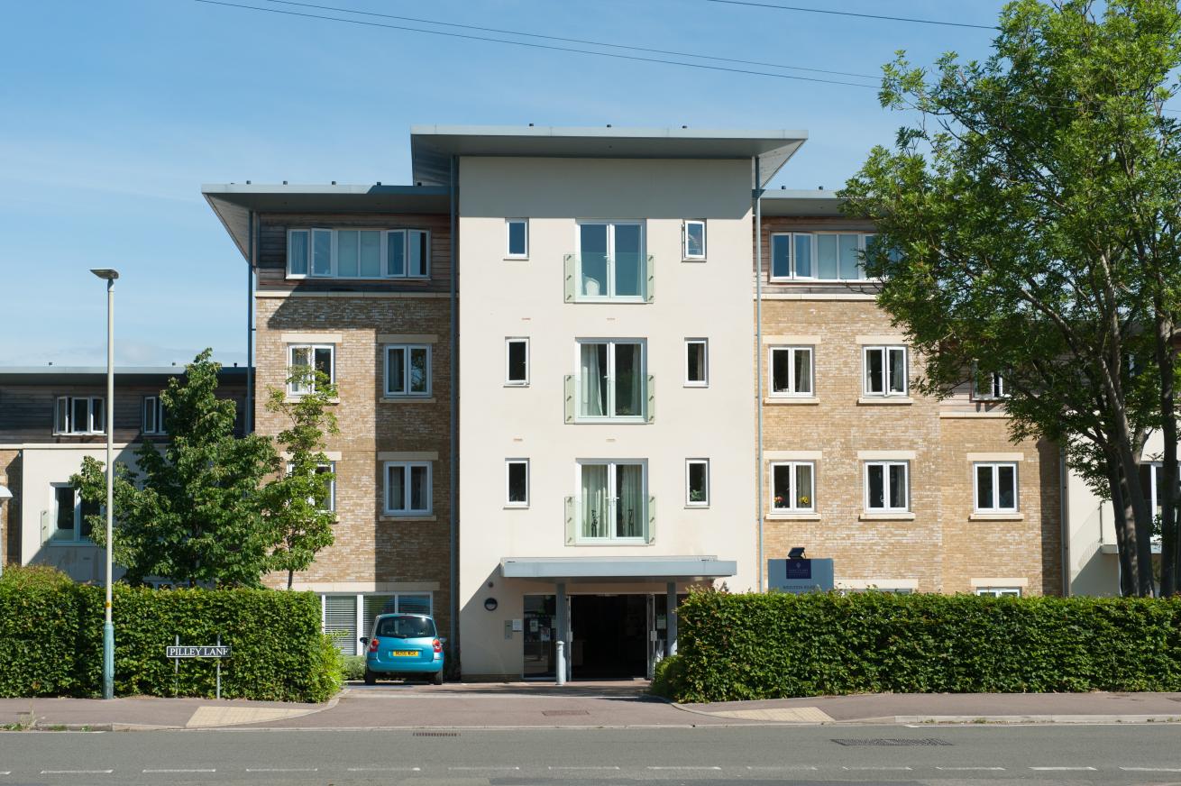 Exterior of Middleton House retirement community housing in Cheltenham