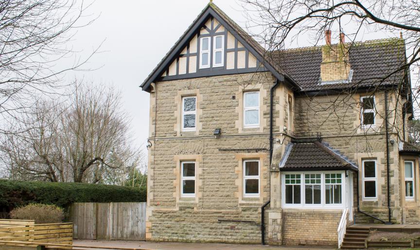 Large, limestone, three storey, supported living home at Albert Park Road