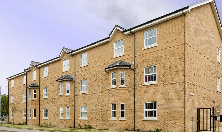 Grand new build property with three, two storey protruding bay windows. Secure pedestrian gate and gated entry to the parking facilities.