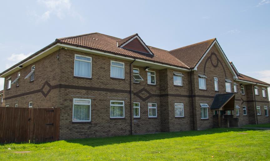 Substantial property featuring built-in brick design. Weston Foyer provides support for vulnerable and homeless young people in Weston-Super-Mare.