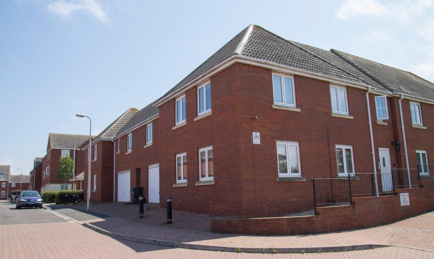 Exterior of Ankatel Close in Weston-Super-Mere