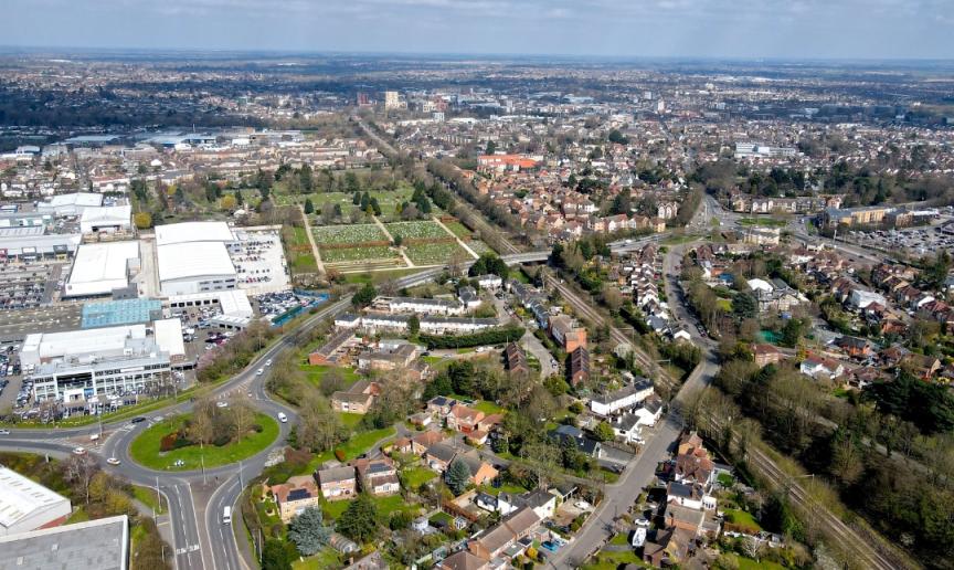 Aerial view image of Chelmsford