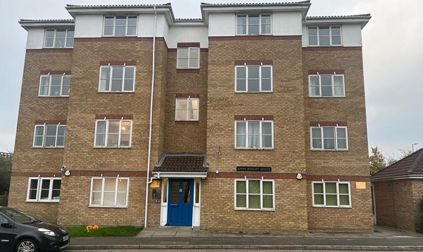 Anne Knight House, a homelessness service in Chelmsford
