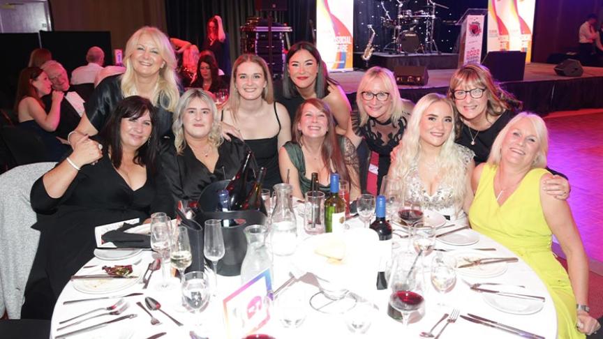 Norton Road enjoyed a night celebrating at the gala event with their colleagues