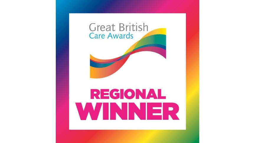 Great British Care Awards Regional Winner Logo