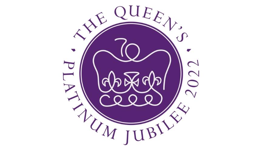 The Queens Platinum Jubilee 2022 emblem