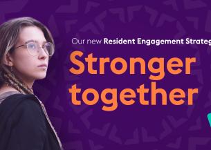 Stronger together graphic