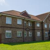Substantial property featuring built-in brick design. Weston Foyer provides support for vulnerable and homeless young people in Weston-Super-Mare.