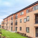Beautifully presented contemporary apartment building providing housing and care for adults with a range of learning disabilities at Wimborne House.