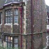 Sublime stone built period property with wooden ornate arched and circular panelling framing the vast amounts of windows. Stoneleigh House provides support for adults with a range of mental health needs. 