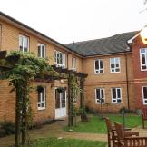 Exterior image of the Dobson House retirement community 